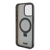 Apple iPhone 15 Pro Max Kılıf TUMI Orjinal Lisanslı M-safe Şarj Özellikli PC TPU Metal Logolu Ring Standlı Kapak