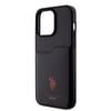 Apple iPhone 15 Pro Max Kılıf U.S. Polo Assn. Orjinal Lisanslı Baskı Logolu PU Kartlıklı Kapak
