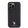 Apple iPhone 15 Pro Max Kılıf U.S. Polo Assn. Orjinal Lisanslı HS Desenli Baskı Logolu Suni Deri Kapak