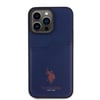 Apple iPhone 15 Pro Max Kılıf U.S. Polo Assn. Orjinal Lisanslı Baskı Logolu PU Kartlıklı Kapak