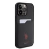 Apple iPhone 15 Pro Max Kılıf U.S. Polo Assn. Orjinal Lisanslı Baskı Logolu PU Kartlıklı Kapak