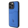 Apple iPhone 15 Pro Max Kılıf U.S. Polo Assn. Orjinal Lisanslı Baskı Logolu PU Kartlıklı Kapak