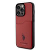 Apple iPhone 15 Pro Max Kılıf U.S. Polo Assn. Orjinal Lisanslı Baskı Logolu PU Kartlıklı Kapak