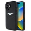 Apple iPhone 16 Kılıf Aston Martin Orjinal Lisanslı Victory Dizayn PU Deri Metal Logolu Kapak