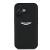 Apple iPhone 16 Kılıf Aston Martin Orjinal Lisanslı Victory Dizayn PU Deri Metal Logolu Kapak
