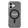 Apple iPhone 16 Kılıf Aston Martin Orjinal Lisanslı M-safe Şarj Özellikli IML Baskı Logolu Buzlu Kapak
