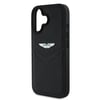 Apple iPhone 16 Kılıf Aston Martin Orjinal Lisanslı Victory Dizayn PU Deri Metal Logolu Kapak