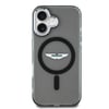 Apple iPhone 16 Kılıf Aston Martin Orjinal Lisanslı M-safe Şarj Özellikli IML Baskı Logolu Buzlu Kapak
