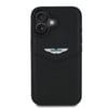 Apple iPhone 16 Kılıf Aston Martin Orjinal Lisanslı Victory Dizayn PU Deri Metal Logolu Kapak
