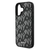 Apple iPhone 16 Kılıf DKNY Orjinal Lisanslı M-safe Şarj Özellikli 3D Yazılı Grid Pattern Kapak