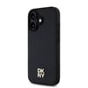 Apple iPhone 16 Kılıf DKNY Orjinal Lisanslı M-safe Şarj Özellikli 3D Yazılı Repeat Pattern Kapak