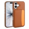 Apple iPhone 16 Kılıf Kartlıklı Zore X-Kart Silikon Kapak