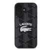 Apple iPhone 16 Kılıf Lacoste Orjinal Lisanslı M-safe Şarj Özellikli Mono Vintage Logo Kapak