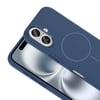 Apple iPhone 16 Kılıf M-Safe Şarj Özellikli Metal Kamera Çerçeveli Zore Edi Silikon Kapak