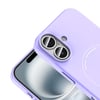 Apple iPhone 16 Kılıf M-Safe Şarj Özellikli Kamera Korumalı Zore Elio Sert PC Kapak