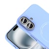 Apple iPhone 16 Kılıf M-Safe Şarj Özellikli Kamera Korumalı Zore Elio Sert PC Kapak