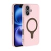 Apple iPhone 16 Kılıf M-Safe Şarj Özellikli Zore Aris Silikon Kapak
