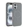 Apple iPhone 16 Kılıf M-Safe Şarj Özellikli Metal Kamera Çerçeveli Zore Edi Silikon Kapak