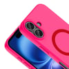 Apple iPhone 16 Kılıf M-Safe Şarj Özellikli Zore Aris Silikon Kapak