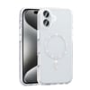 Apple iPhone 16 Kılıf Taşlı Tasarım M-safe Şarj Özellikli Zore Koment Silikon Kapak