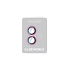 Apple iPhone 16 Plus CaseWorld Alloy Two-Color Serisi Lens Koruyucu