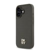 Apple iPhone 16 Plus Kılıf DKNY Orjinal Lisanslı M-safe Şarj Özellikli 3D Yazılı Repeat Pattern Kapak