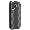 Apple iPhone 16 Plus Kılıf DKNY Orjinal Lisanslı M-safe Şarj Özellikli 3D Yazılı Checkered Pattern Kapak