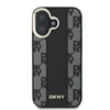 Apple iPhone 16 Plus Kılıf DKNY Orjinal Lisanslı M-safe Şarj Özellikli 3D Yazılı Checkered Pattern Kapak