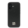 Apple iPhone 16 Plus Kılıf DKNY Orjinal Lisanslı M-safe Şarj Özellikli 3D Yazılı Repeat Pattern Kapak