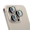 Apple iPhone 16 Pro CaseWorld Alloy Serisi Oleofobik Anti Reflective Kamera Lens Koruyucu
