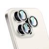 Apple iPhone 16 Pro CaseWorld Alloy Sparkling Diamond Serisi Taşlı Lens Koruyucu