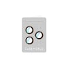 Apple iPhone 16 Pro CaseWorld Alloy Two-Color Serisi Lens Koruyucu