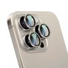 Apple iPhone 16 Pro CaseWorld Alloy Two-Color Serisi Lens Koruyucu