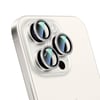 Apple iPhone 16 Pro CaseWorld Alloy Two-Color Serisi Lens Koruyucu