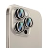 Apple iPhone 16 Pro CaseWorld Alloy Two-Color Serisi Lens Koruyucu