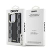 Apple iPhone 16 Pro Kılıf DKNY Orjinal Lisanslı M-safe Şarj Özellikli 3D Yazılı Checkered Pattern Kapak