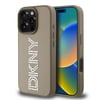 Apple iPhone 16 Pro Kılıf DKNY Orjinal Lisanslı Taşlı DKNY Yazılı Metalik Rhinestones PU Deri Kapak