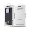 Apple iPhone 16 Pro Kılıf DKNY Orjinal Lisanslı M-safe Şarj Özellikli 3D Yazılı Repeat Pattern Kapak