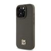 Apple iPhone 16 Pro Kılıf DKNY Orjinal Lisanslı M-safe Şarj Özellikli 3D Yazılı Repeat Pattern Kapak