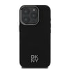Apple iPhone 16 Pro Kılıf DKNY Orjinal Lisanslı M-safe Şarj Özellikli Metal Logolu PU Deri Plain Kapak
