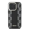Apple iPhone 16 Pro Kılıf DKNY Orjinal Lisanslı M-safe Şarj Özellikli 3D Yazılı Checkered Pattern Kapak
