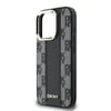 Apple iPhone 16 Pro Kılıf DKNY Orjinal Lisanslı M-safe Şarj Özellikli 3D Yazılı Checkered Pattern Kapak
