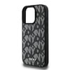 Apple iPhone 16 Pro Kılıf DKNY Orjinal Lisanslı M-safe Şarj Özellikli 3D Yazılı Grid Pattern Kapak