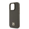 Apple iPhone 16 Pro Kılıf DKNY Orjinal Lisanslı M-safe Şarj Özellikli 3D Yazılı Repeat Pattern Kapak
