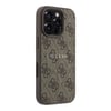 Apple iPhone 16 Pro Kılıf Guess Orjinal Lisanslı M-safe Kabartmalı 4G Desenli Yazı Logolu Kapak