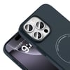 Apple iPhone 16 Pro Kılıf M-Safe Şarj Özellikli Kamera Korumalı Zore Elio Sert PC Kapak