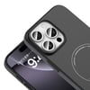 Apple iPhone 16 Pro Kılıf M-Safe Şarj Özellikli Kamera Korumalı Zore Elio Sert PC Kapak
