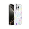 Apple iPhone 16 Pro Kılıf M-Safe Şarj Özellikli Şeffaf Zore Folk Sert Kapak