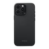 Apple iPhone 16 Pro Kılıf M-safe Şarj Özellikli Aramid Karbon Fiber Pitaka Military-Grade Classic Serisi New Logo Black-Grey Twill Kapak