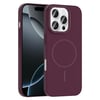 Apple iPhone 16 Pro Kılıf M-safe Şarj Özellikli Zore Ruby Sert Kapak
